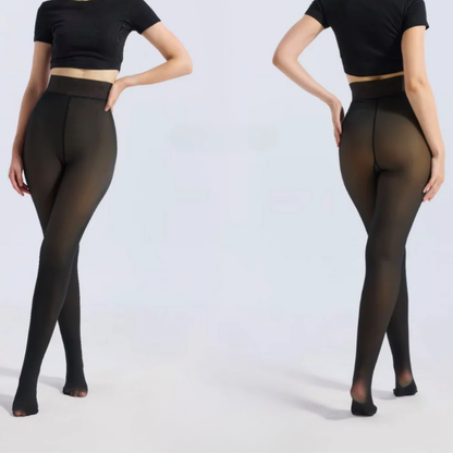 Collant polaire effet transparent